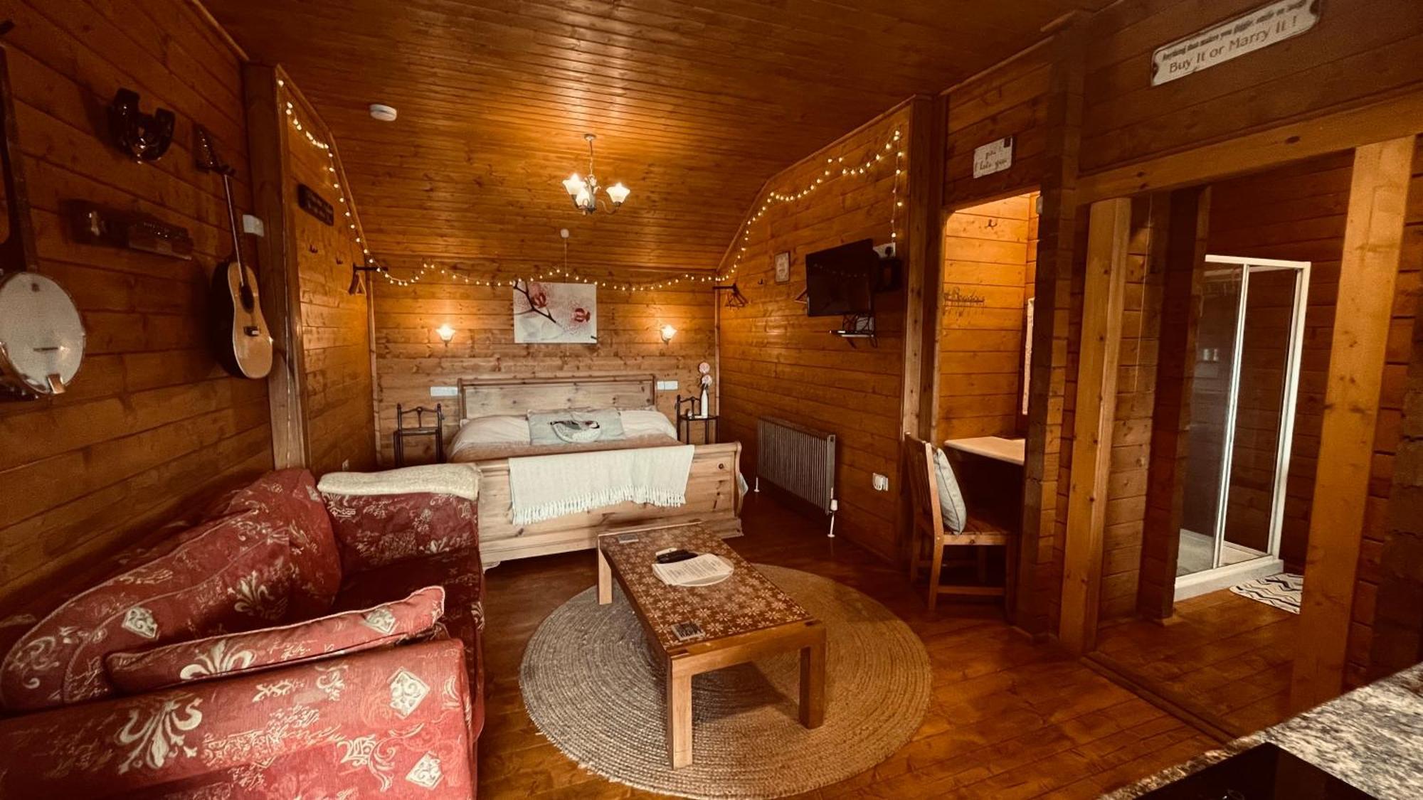 Blossom Cabin - Little Log Cabin In Wales Newtown  Extérieur photo
