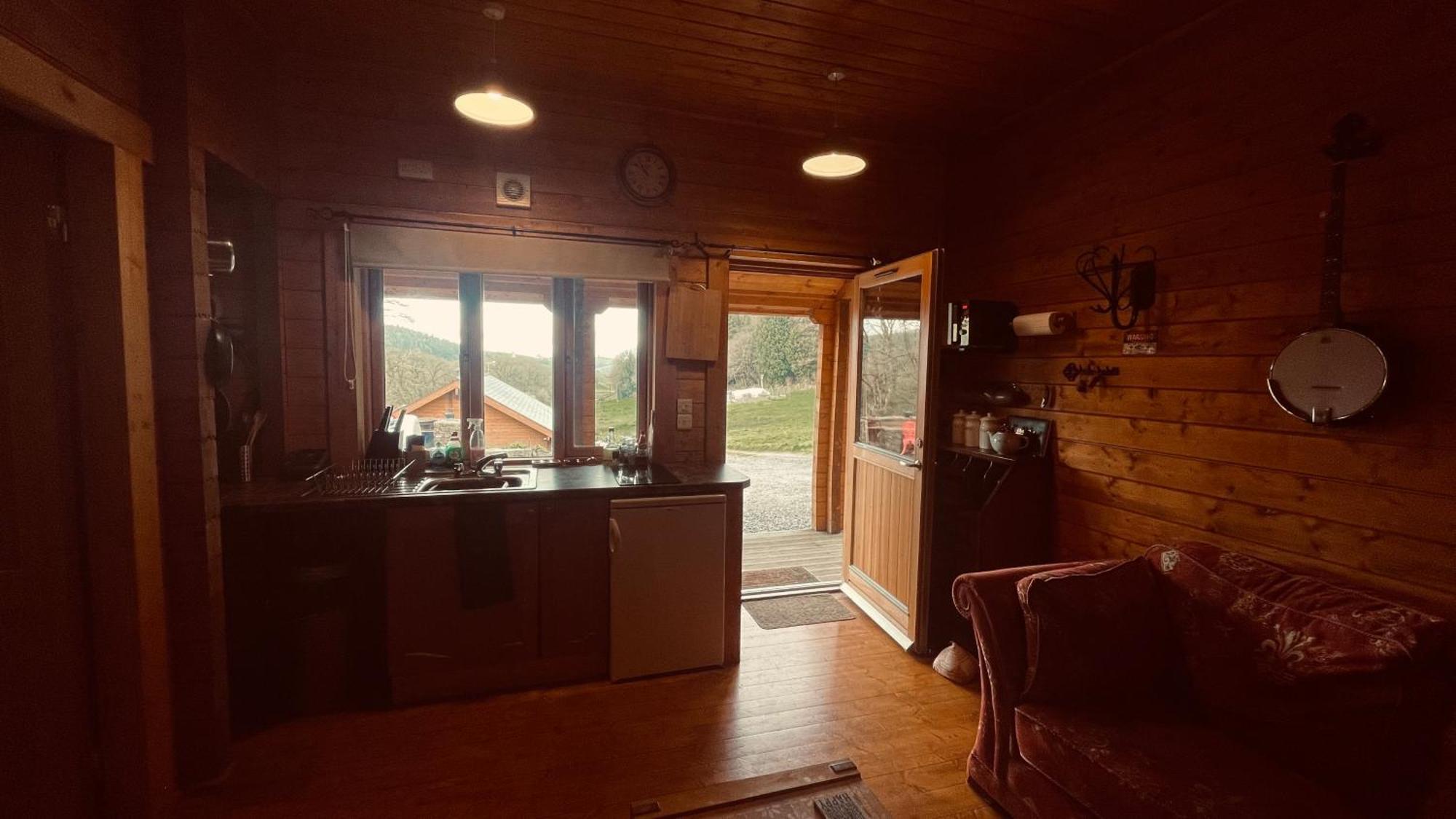 Blossom Cabin - Little Log Cabin In Wales Newtown  Extérieur photo